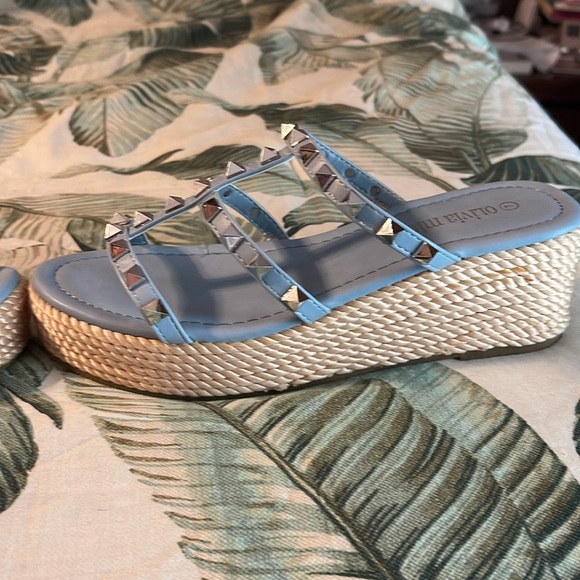 Olivia Miller Studded Wedge - Picture 4 of 5